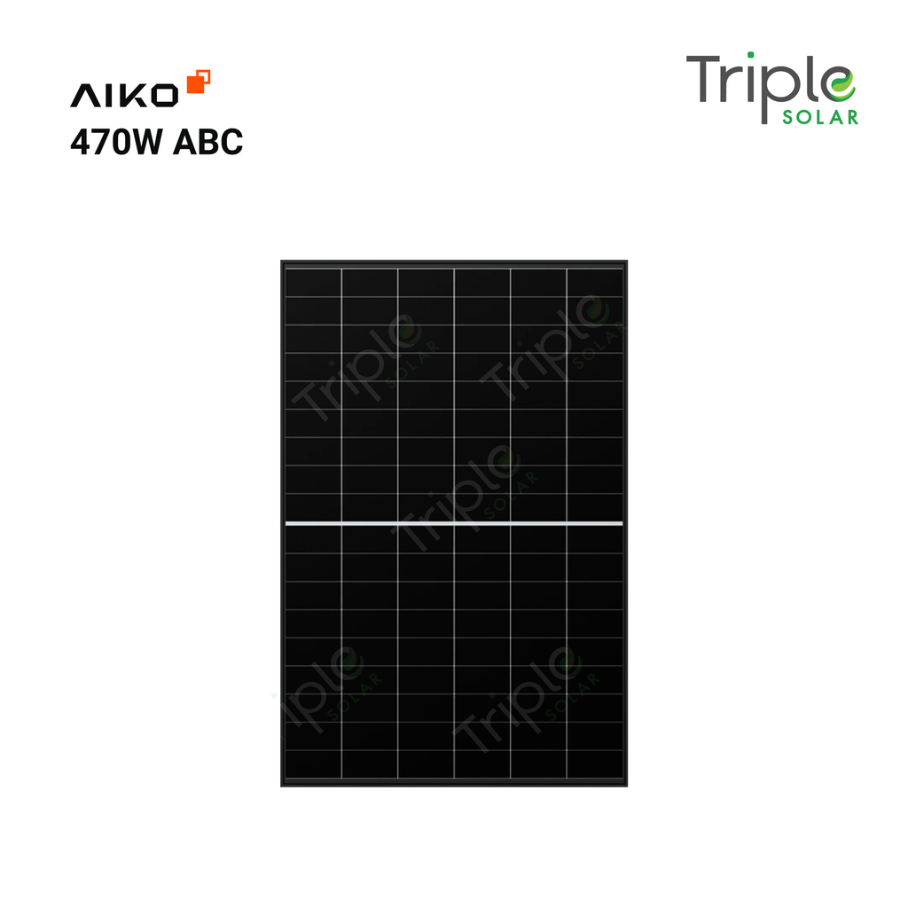 AIKO-A475 (AIKO-A-MAH54Mw)Gen 2 black frame mono glass