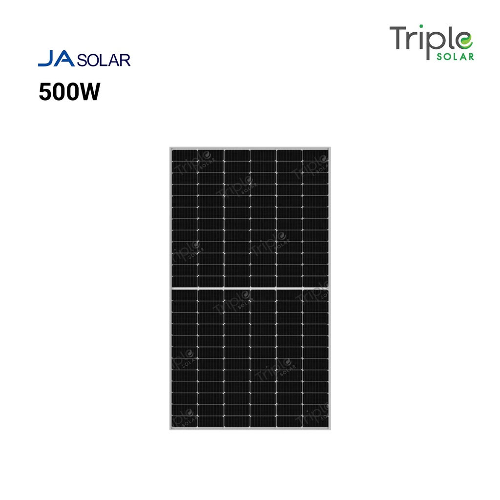 JA 500W full black PERC Mono Crystalline half cell
