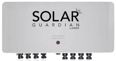Europa Solar Guardian Rapid Shutdown Switch, 38A, 1500VDC, IP66, 8Pole/4String