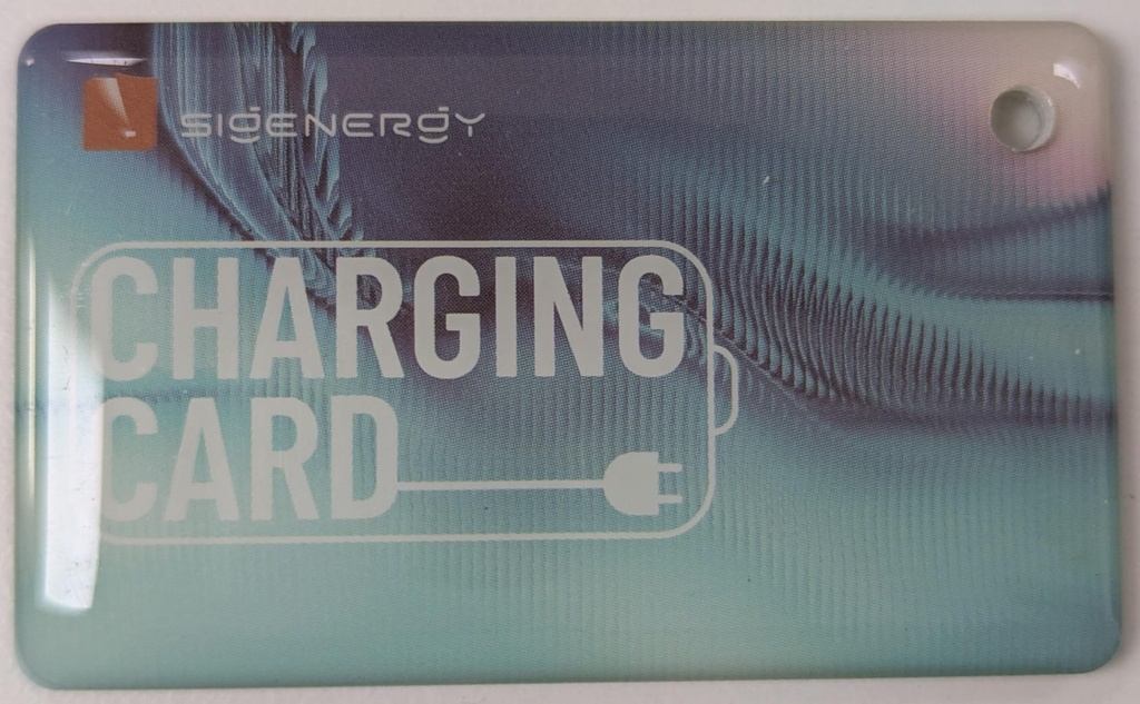 RFID Sigen RFID Card for Sigen EVAC and EVDC Charging Modules