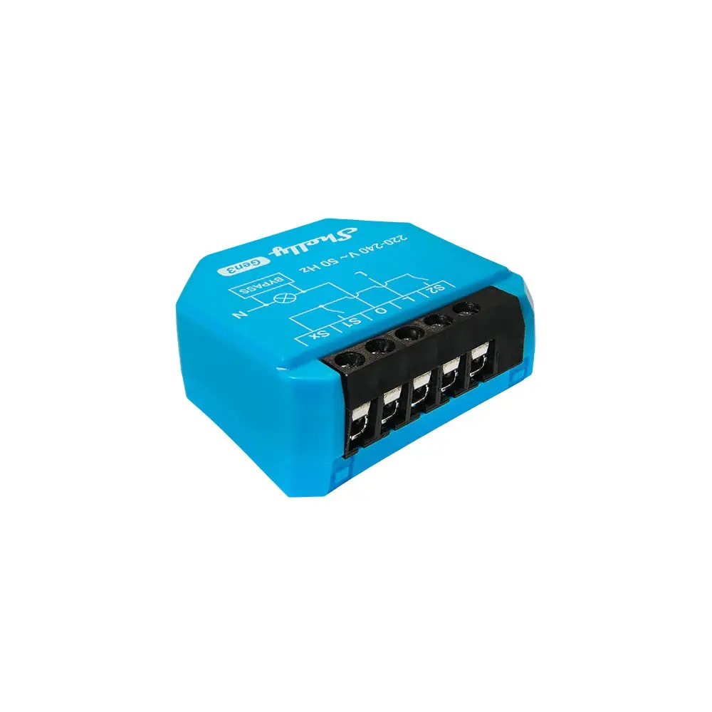 Shelly 1L Gen3 Single-Channel WiFi Smart Switch for No-Neutral Lights