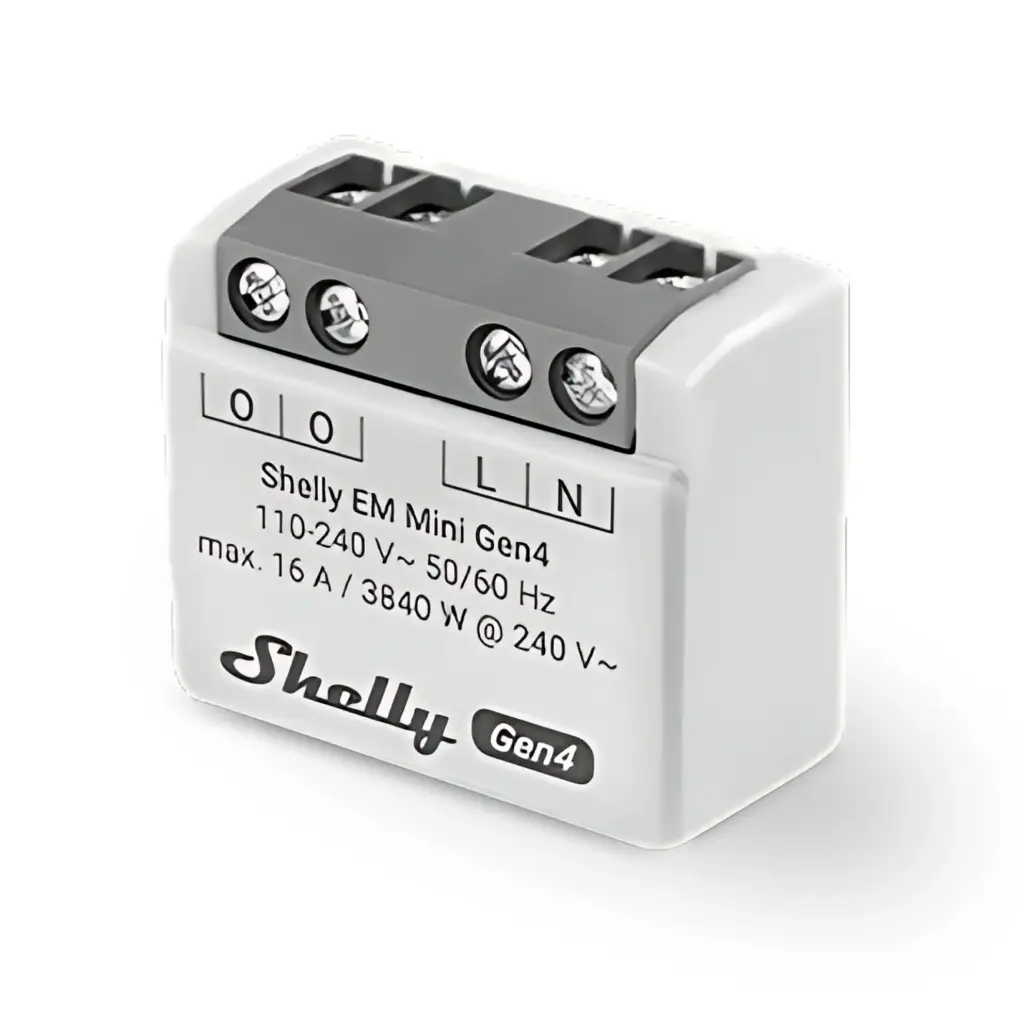 Shelly Mini EM Gen4 WiFi & Zigbee Operated Smart Energy Meter