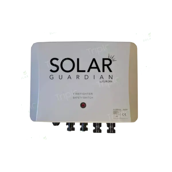 Solar Guardian Rapid shutdown switch for solar installations. 38A, 1500VDC, IP66, 10-pole/5 string