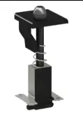 Clenergy Universal Clamp with Grounding Plate C-U/30/46-G/BA