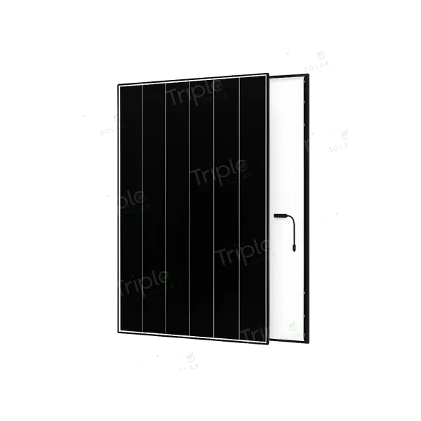 Aiko-A670-MDE72Mw silver frame mono glass solar panel