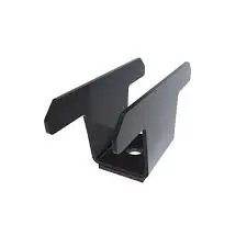 S4 Double clamp BLACK  with EPDM (H30) (ART2632)