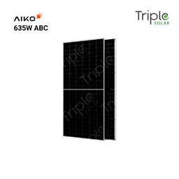 Aiko Stellar 1N+ 645W N-Type ABC, 72 Cell, Silver Frame, Dual Glass