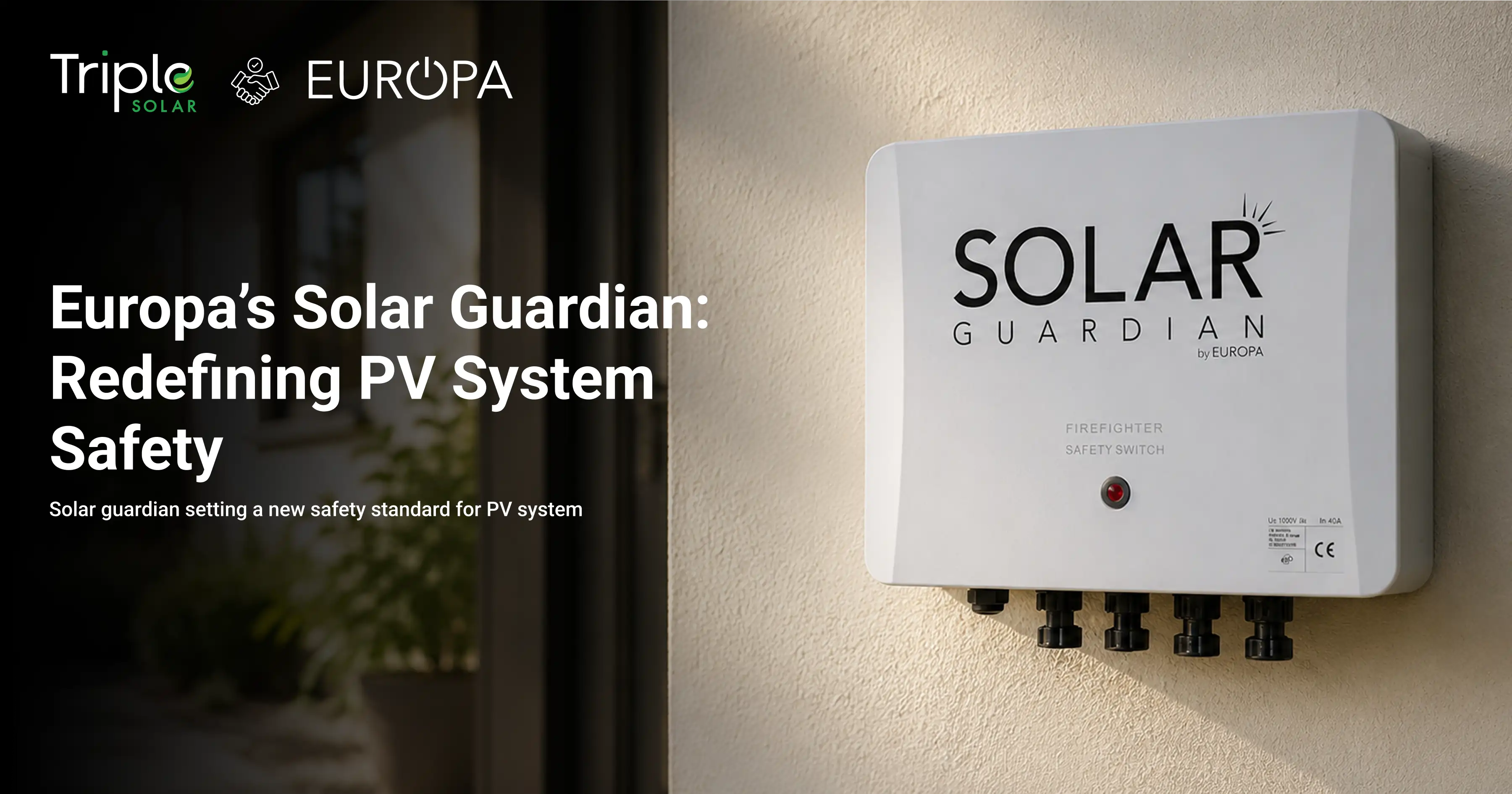 Europa’s Solar Guardian: A Practical Approach to PV Rapid Shutdown